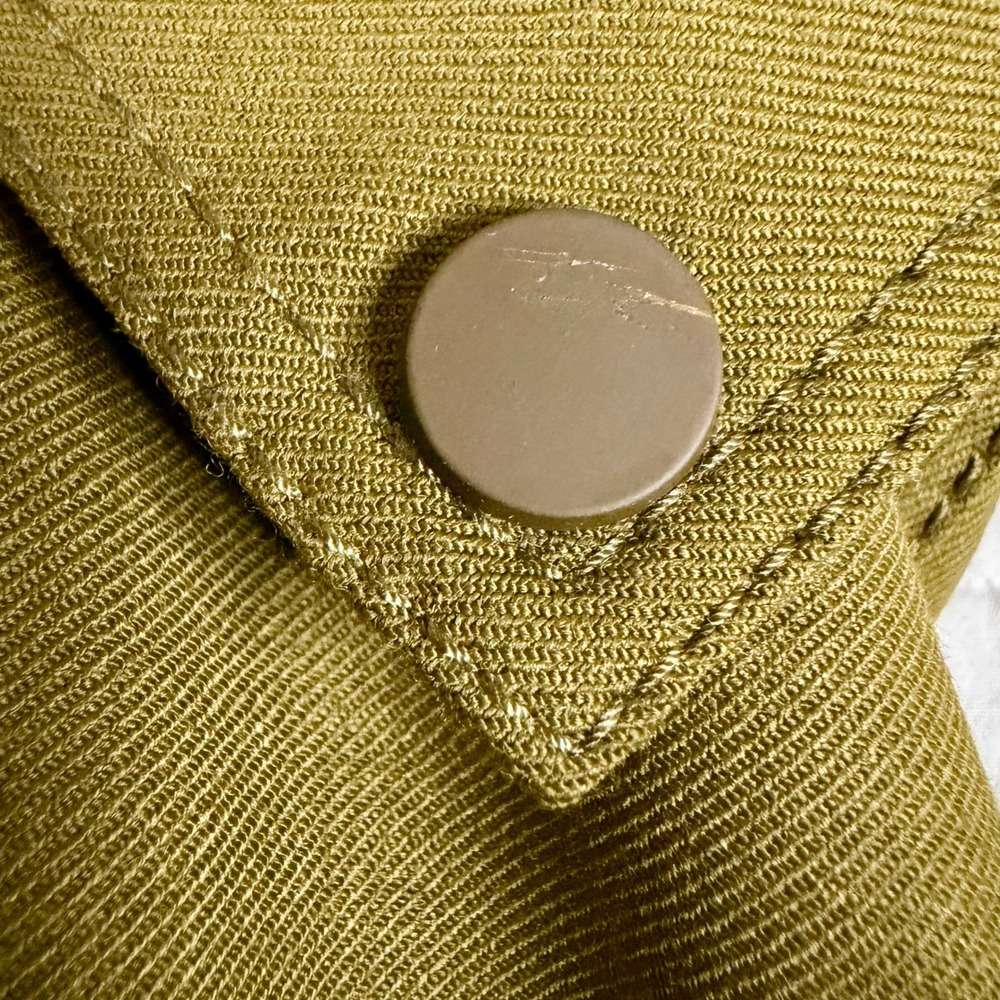 Massimo Dutti Utility Cargo Mini Skirt Safari Olive Military Green Size Small - Picture 8 of 14